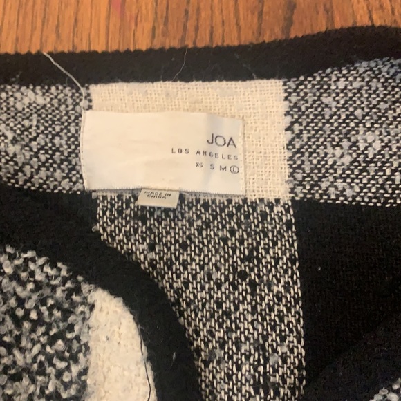 JOA Buffalo plaid teddy coat - Picture 5 of 6